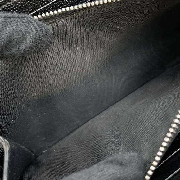 Saint Laurent Paris Long Wallet Studded Leather Black - Picture 8 of 16